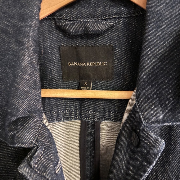 Banana Republic Denim Jacket with Chunky Belt Small - Picture 3 of 12